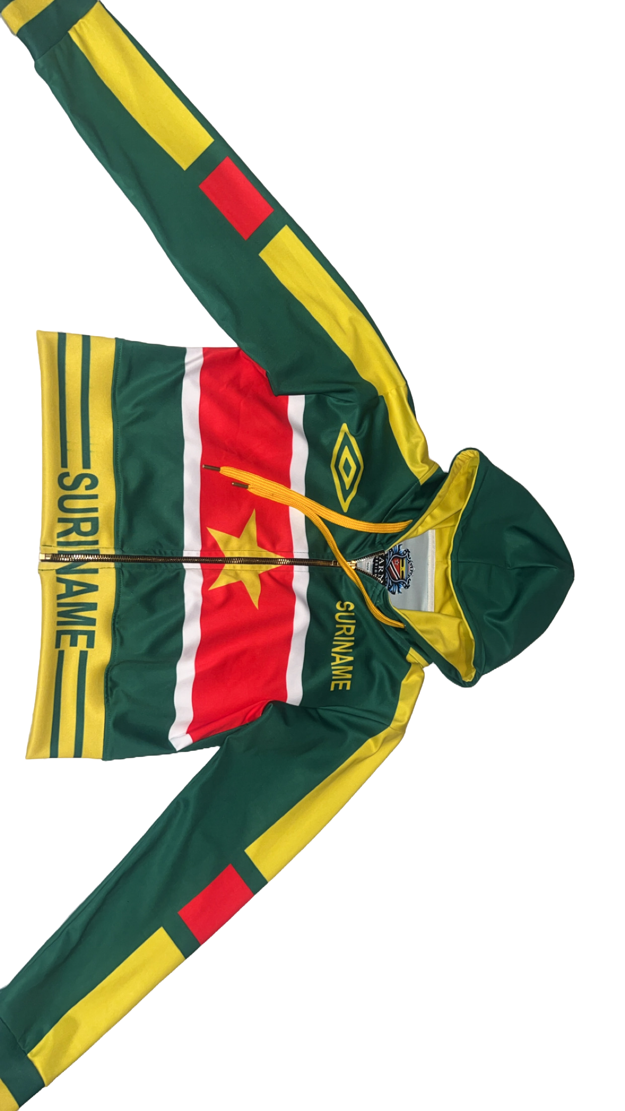 Suriname Hoodie – (Cropped version or a lil longer, take a size smaller!) ps: THIS IS NOT OVERSIZED