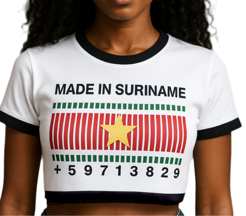 MADE IN SURINAME Crop Top
