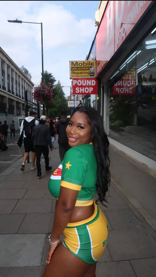 Suriname flag set (ladies)